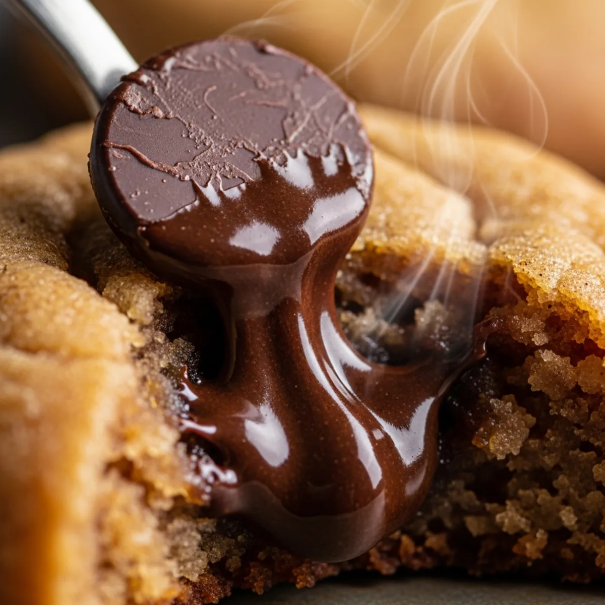 Photo de : Deep Dish Banana Chocolate Chip Skillet Cookie